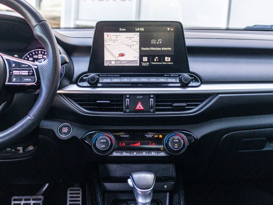 Kia Forte GT LIMITED BERLINE CUIR TOIT MAGS NOIRS 2021 BAS KILO