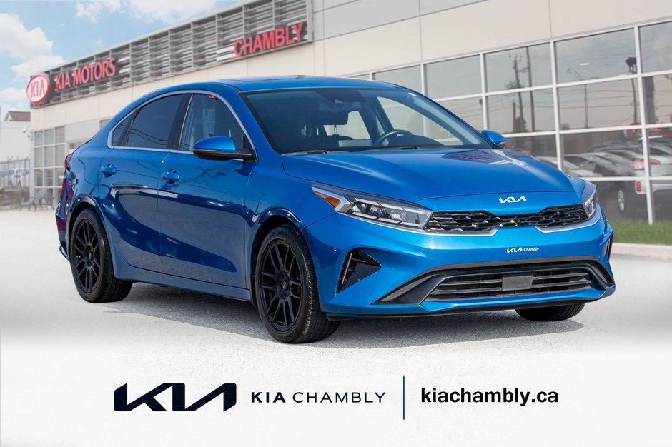 Kia Forte EX+TOIT AUTOM A/C BLEUE 2023 1 PROPRIO PAS DE RECLAMTION AU CARFAX