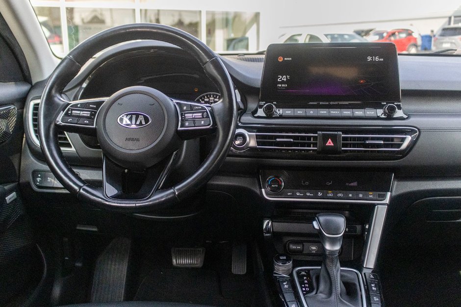 2021 Kia Seltos SX TURBO AWD CUIR TOIT NAV 1 OWNER NO CARFAX CLAIM