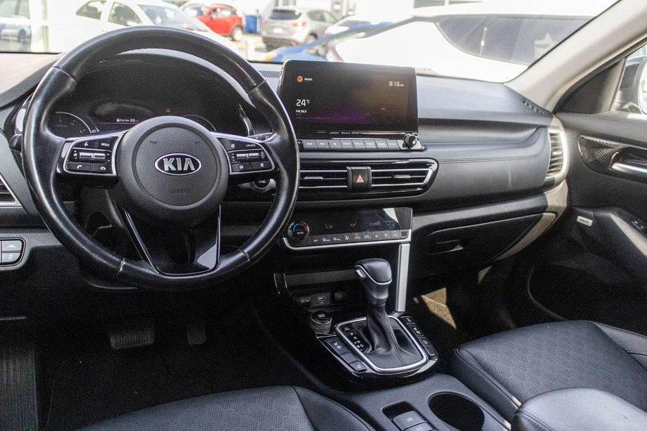 2021 Kia Seltos SX TURBO AWD CUIR TOIT NAV 1 OWNER NO CARFAX CLAIM
