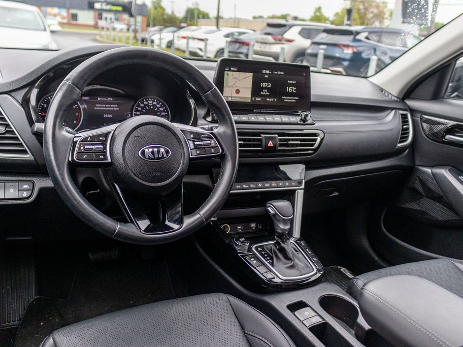 Kia Seltos EX PREMIUM AWD CUIR TOIT 2021 PAS DE RECLAMATION AU CARFAX