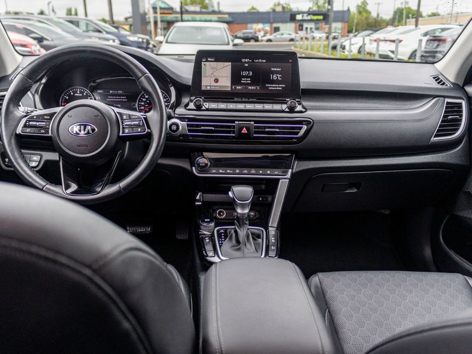Kia Seltos EX PREMIUM AWD CUIR TOIT 2021 PAS DE RECLAMATION AU CARFAX