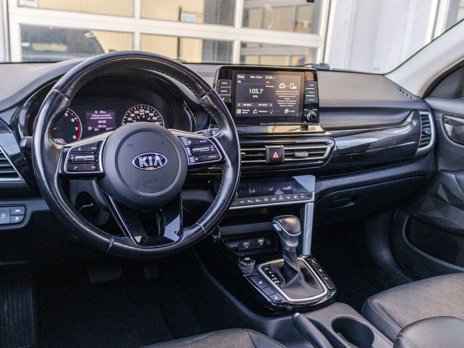 2021 Kia Seltos EX AWD AUTOM CUIR TOIT BAS KILO 1 OWNER NO CARFAX CLAIM