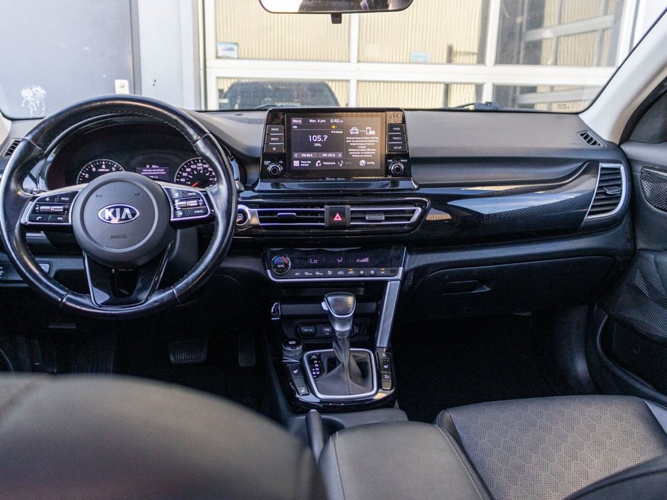 2021 Kia Seltos EX AWD AUTOM CUIR TOIT BAS KILO 1 OWNER NO CARFAX CLAIM
