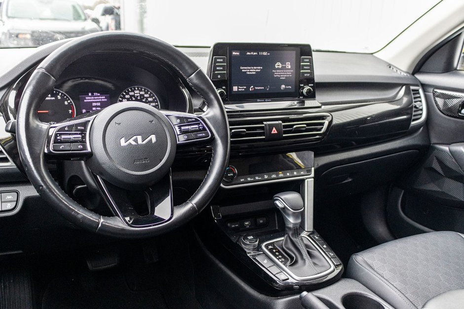 2022 Kia SELTOS EX AWD AUTO (PREM PAINT) EX AWD CUIR TOIT 1 OWNER