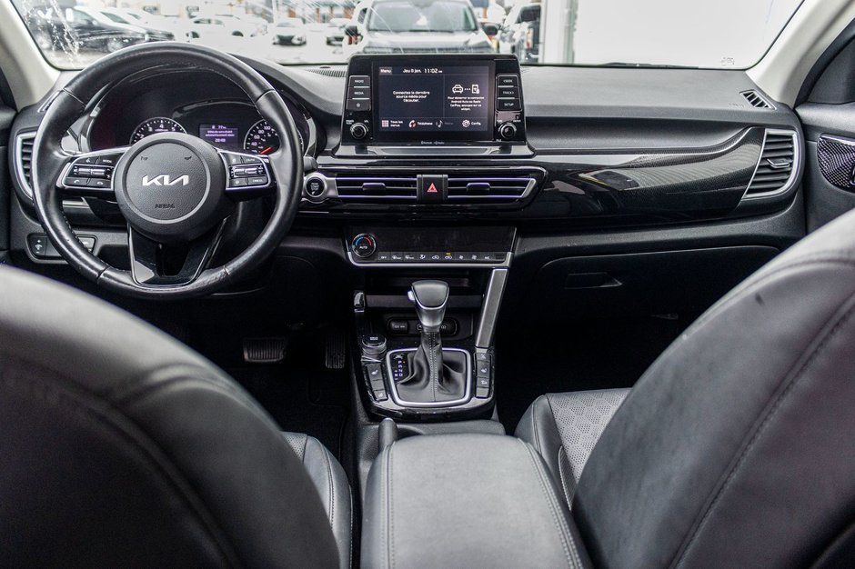 2022 Kia SELTOS EX AWD AUTO (PREM PAINT) EX AWD CUIR TOIT 1 OWNER