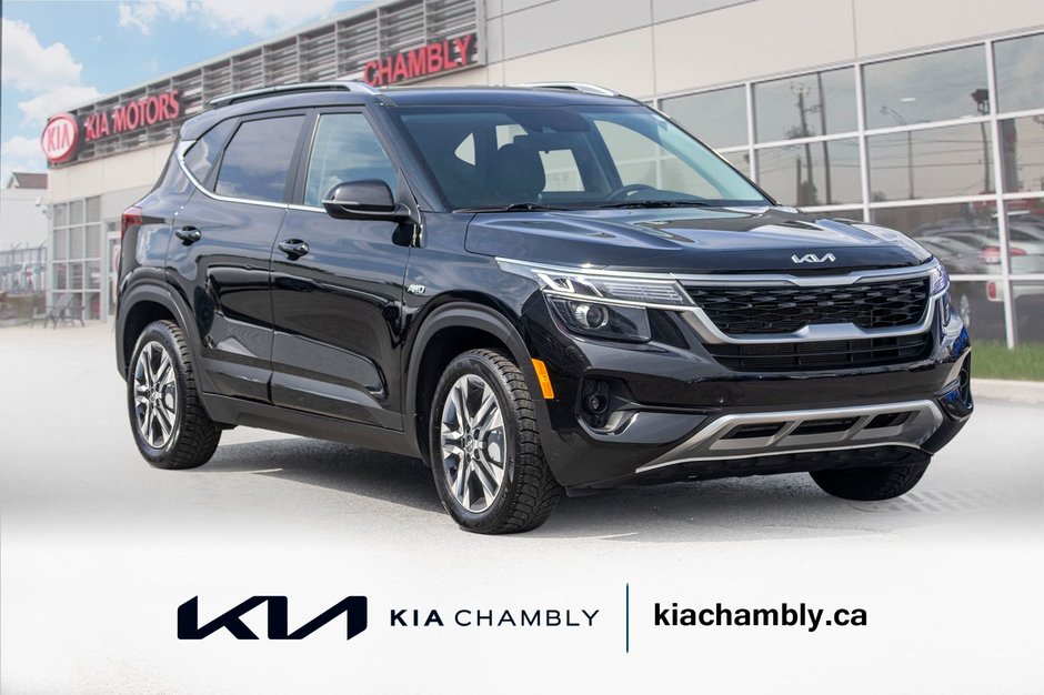 Kia Seltos EX AWD CUIR TOIT BAS KILO 2023 1 PROPRIO PAS DE RECLAMATION AU CARFAX