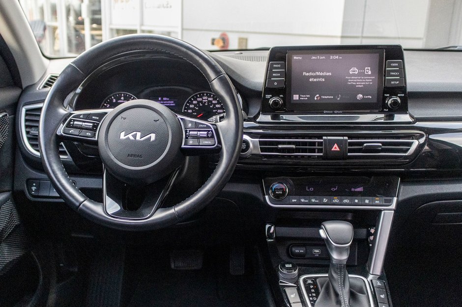 Kia Seltos EX AWD CUIR TOIT BAS KILO 2023 1 PROPRIO PAS DE RECLAMATION AU CARFAX