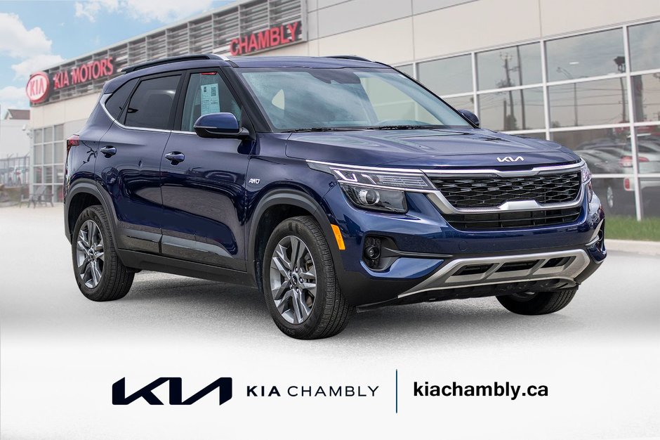2023 Kia Seltos EX AWD BLEUE 33776KM 1 OWNER NO CARFAX CLAIM