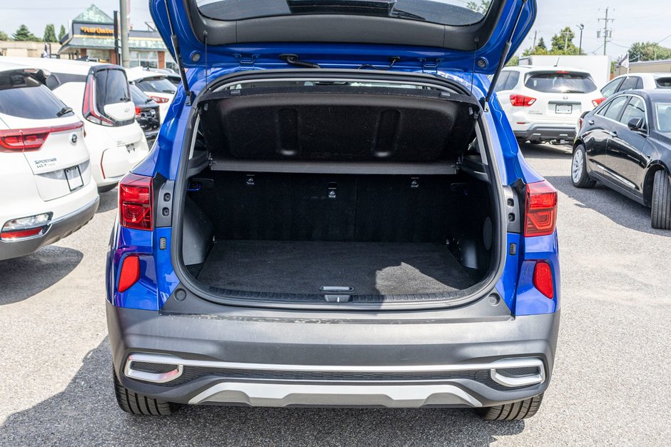 2023 Kia Seltos SX TURBO BLEU CUIR TOIT NAV 1 OWNER NO CARFAX CLAIM