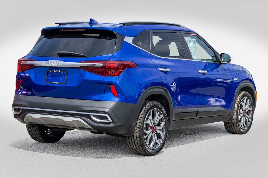2023 Kia Seltos SX TURBO BLEU CUIR TOIT NAV 1 OWNER NO CARFAX CLAIM