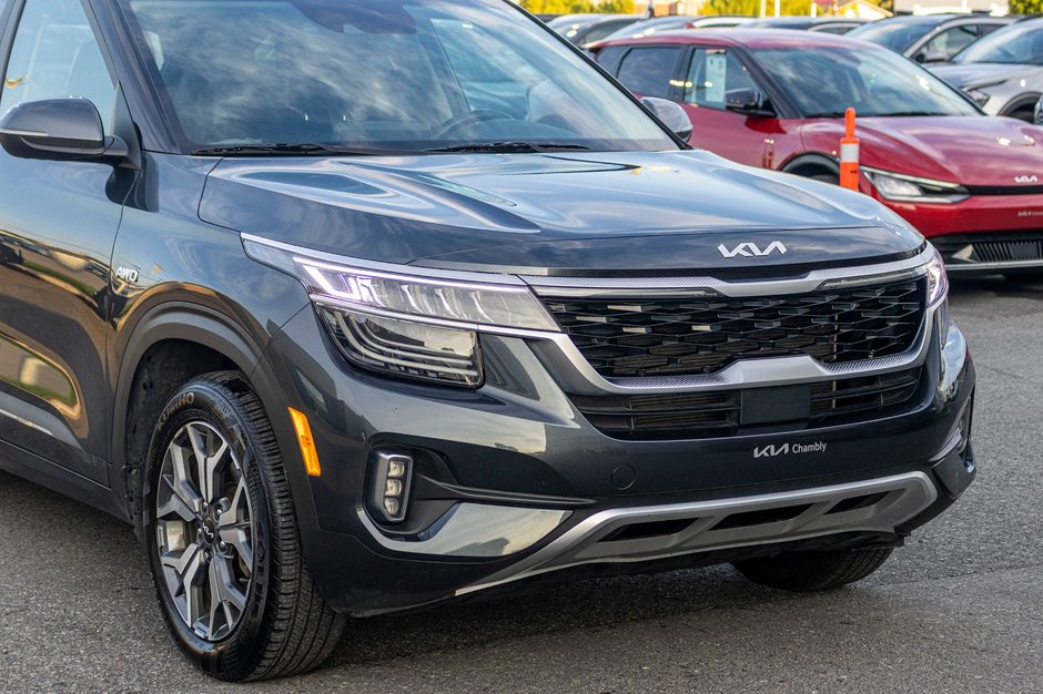 Kia Seltos EX PREMIUM AWD CUIR TOIT NAV 2023 1 PROPRIO PAS DE RECLAMATION AU CARFAX