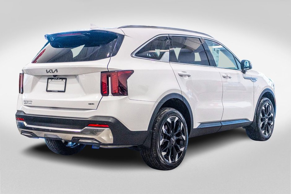 Kia SORENTO EX 2.5T AWD (PREM PAINT) EX AWD BLANC CUIR NOIR 977KM WOW 2025 EN INVENTAIRE