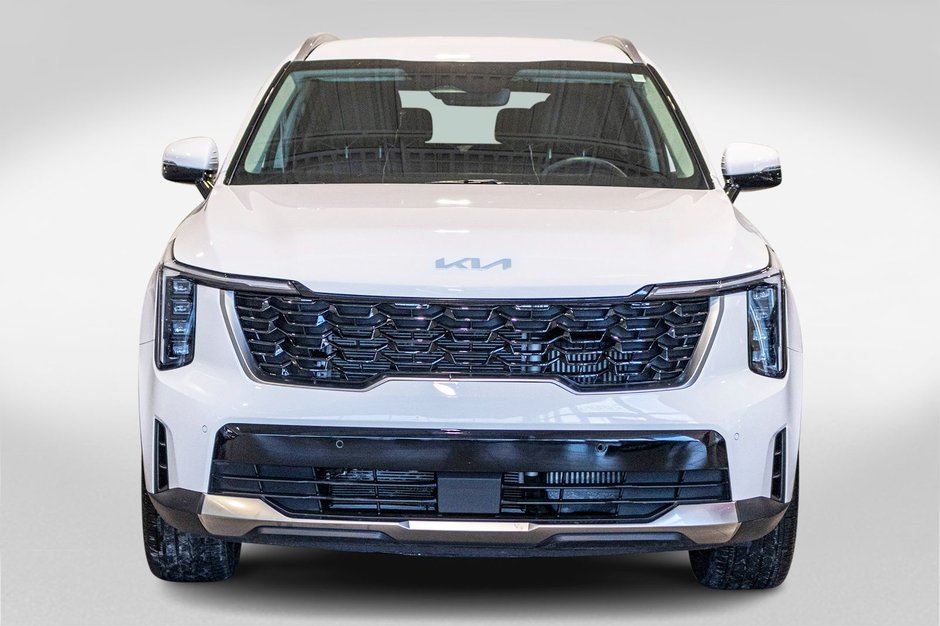 Kia SORENTO EX 2.5T AWD (PREM PAINT) EX AWD BLANC CUIR NOIR 977KM WOW 2025 EN INVENTAIRE