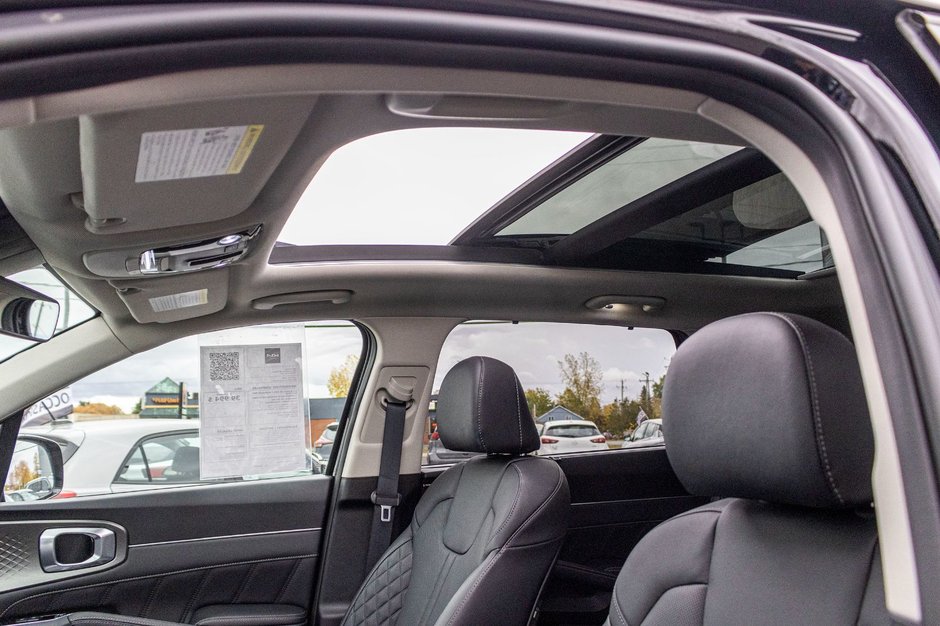 Kia Sorento SX AWD 6 PASS CUIR TOIT NAV 2023 1 PROPRIO PAS DE RECLAMATION AU CARFAX