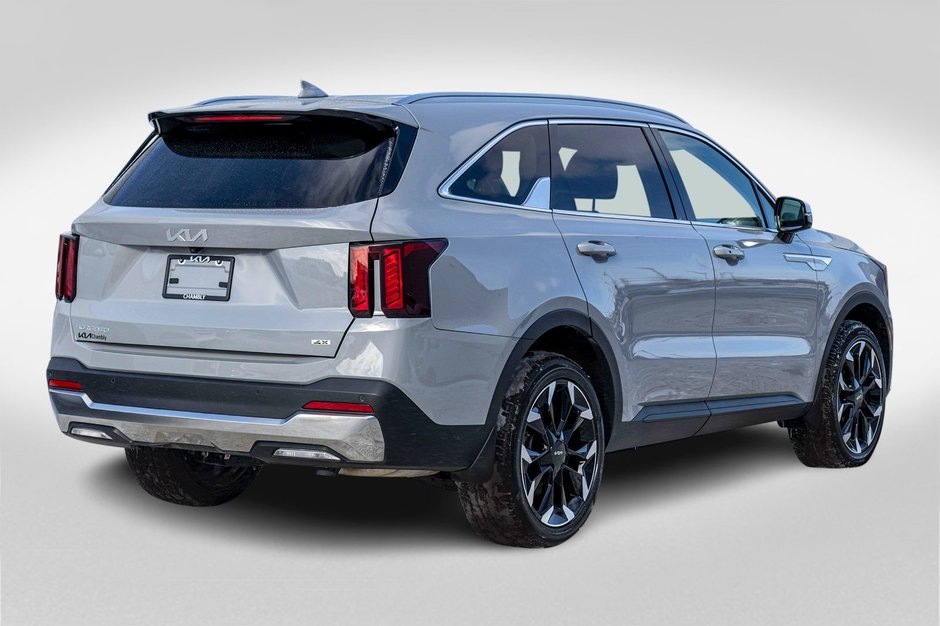 Kia Sorento EX AWD GRIS LOUP CUIR NOIR BAS KILO 2025 PAS DE RECLAMATION AU CARFAX