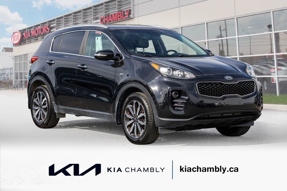Kia Sportage EX CUIR AWD NOIR 2019 1 PROPRIO PAS DE RECLAMATION AU CARFAX