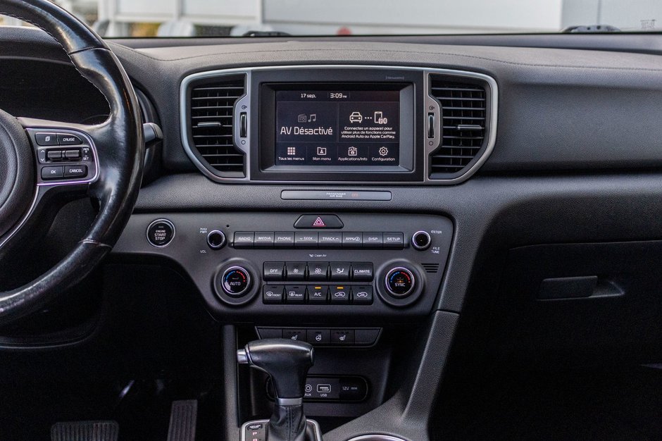 Kia Sportage EX CUIR AWD NOIR 2019 1 PROPRIO PAS DE RECLAMATION AU CARFAX