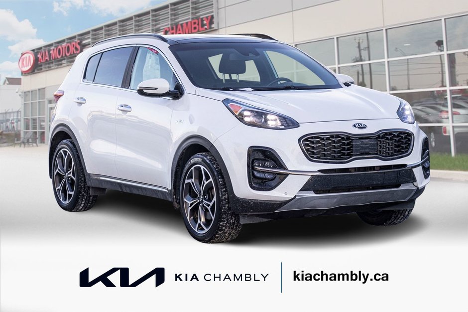 Kia Sportage SX AWD BLANC CUIR TOIT NAVI 2020 PAS DE RECLAMTION AU CARFAX