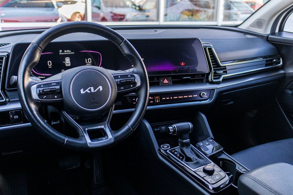 Kia Sportage EX AWD BLANC CUIR TOIT NAV 38001KM 2024 1 PROPRIO PAS DE RECLAMATION AU CARFAX