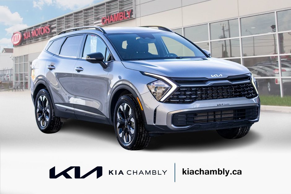 Kia Sportage X-LINE AWD GRIS CUIR NOIR 14564KM WOW 2024 1 PROPRIO PAS DE RECLAMATION AU CARFAX