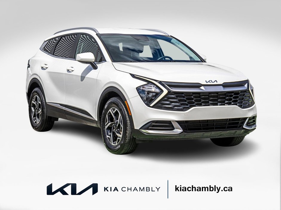 Kia Sportage LX AWD BLANC BAS KILO 2024 PAS DE RECLAMATION AU CARFAX