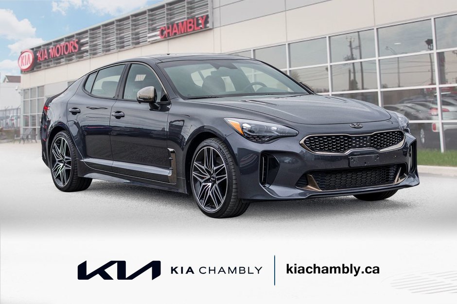 Kia Stinger GT ELITE RARE AWD CUIR ROUGE TOIT BAS KILO 2023