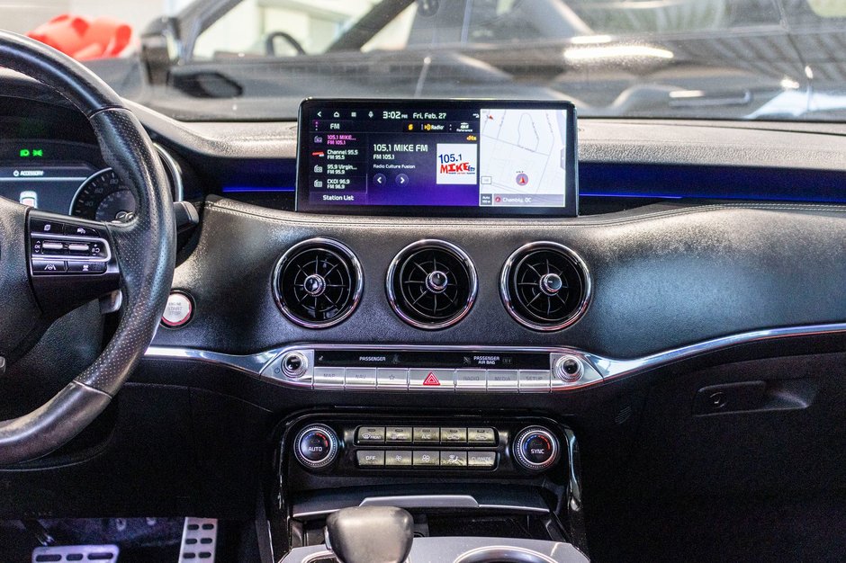 2023 Kia Stinger GT ELITE GRIS MAT CUIR ROUGE WOW 1 OWNER NO CARFAX CLAIM