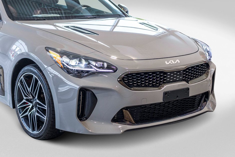 2023 Kia Stinger GT ELITE GRIS MAT CUIR ROUGE WOW 1 OWNER NO CARFAX CLAIM