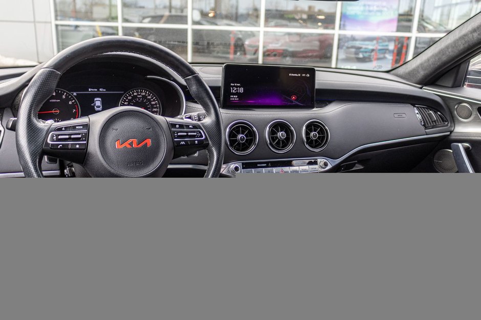 2023 Kia Stinger GT ELITE AWD CUIR TOIT ROUGE BAS KILO 1 OWNER