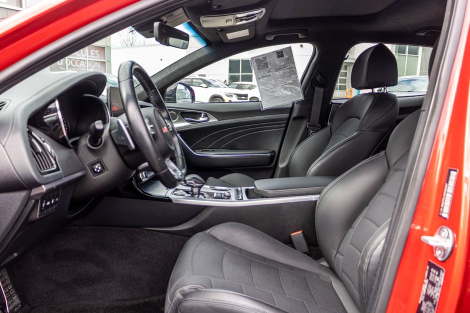 2023 Kia Stinger GT ELITE AWD CUIR TOIT ROUGE BAS KILO 1 OWNER