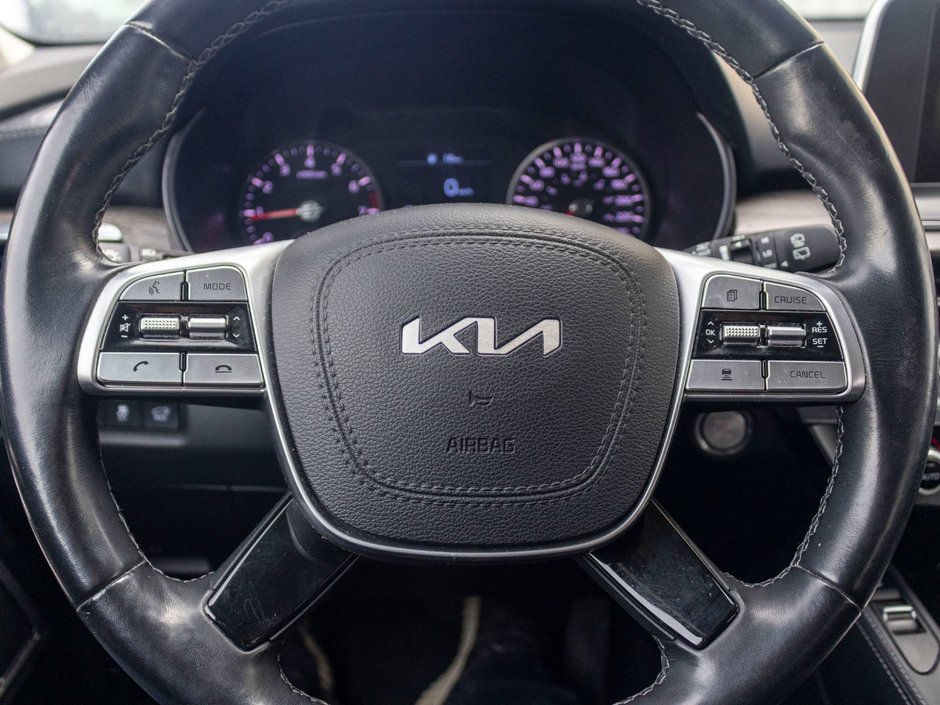 2022 Kia Telluride EX AWD CUIR TOIT NOIR BAS KILO 1 OWNER NO CARFAX CLAIM