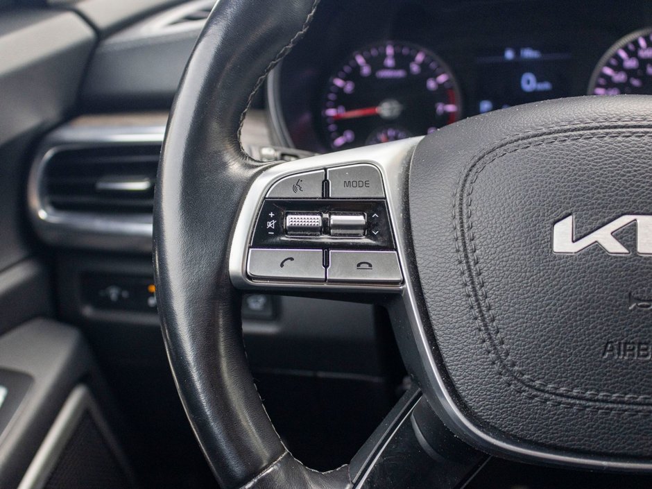 2022 Kia Telluride EX AWD CUIR TOIT NOIR BAS KILO 1 OWNER NO CARFAX CLAIM