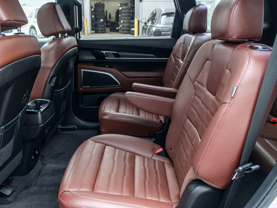 Kia Telluride SX LIMITED BLANC CUIR ROUGE RARE 2023