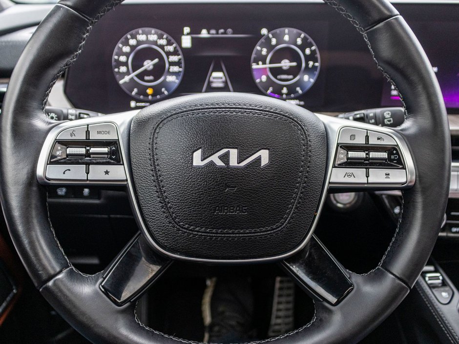 Kia Telluride SX LIMITED BLANC CUIR ROUGE RARE 2023