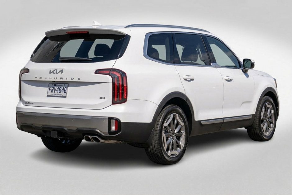 Kia Telluride RARE EX AWD BLANC CUIR TOIT 2025 1 PROPRIO PAS DE RECLAMATIOM AU CARFAX
