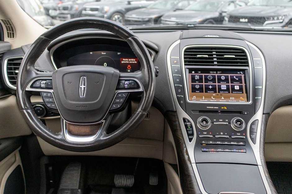 2019 Lincoln Nautilus RESERVE AWD BLANC CUIR TOIT NAVI NO CARFAX CLAIM