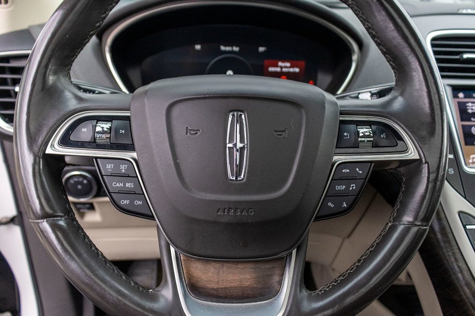 2019 Lincoln Nautilus RESERVE AWD BLANC CUIR TOIT NAVI NO CARFAX CLAIM