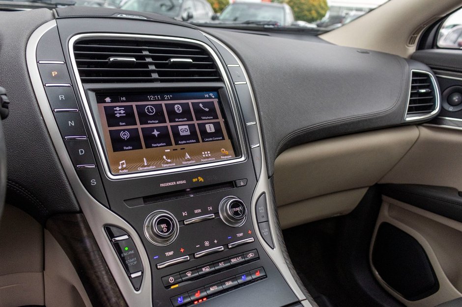 2019 Lincoln Nautilus RESERVE AWD BLANC CUIR TOIT NAVI NO CARFAX CLAIM