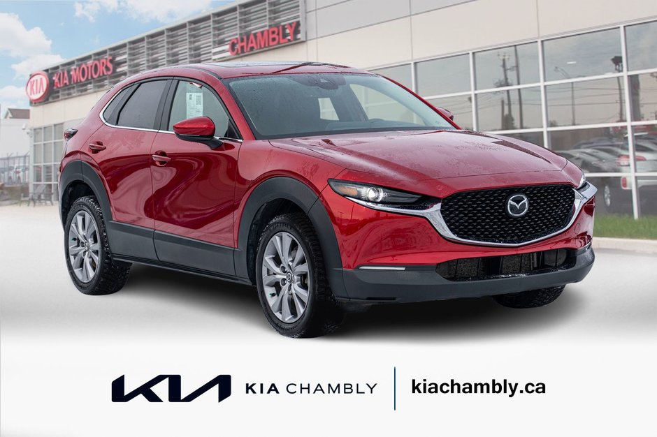 Mazda CX-30 GS LUXE AWD CUIR TOIT BAS KILO 2021 PAS DE RECLAMATION AU CARFAX