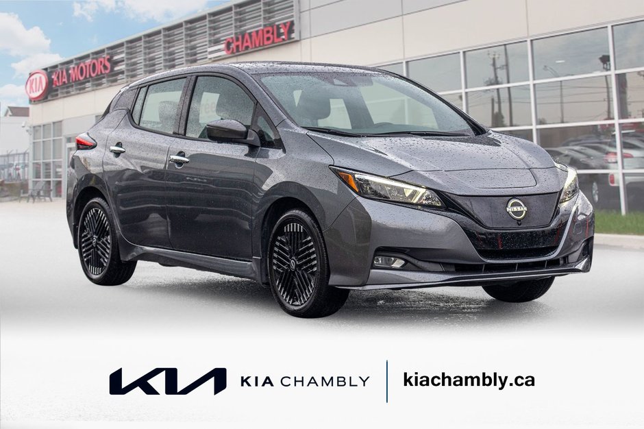 Nissan Leaf SL PLUS CUIR NAV 18823KM WOW 2023 1 PROPRIO PAS DE RECLAMATION AU CARFAX