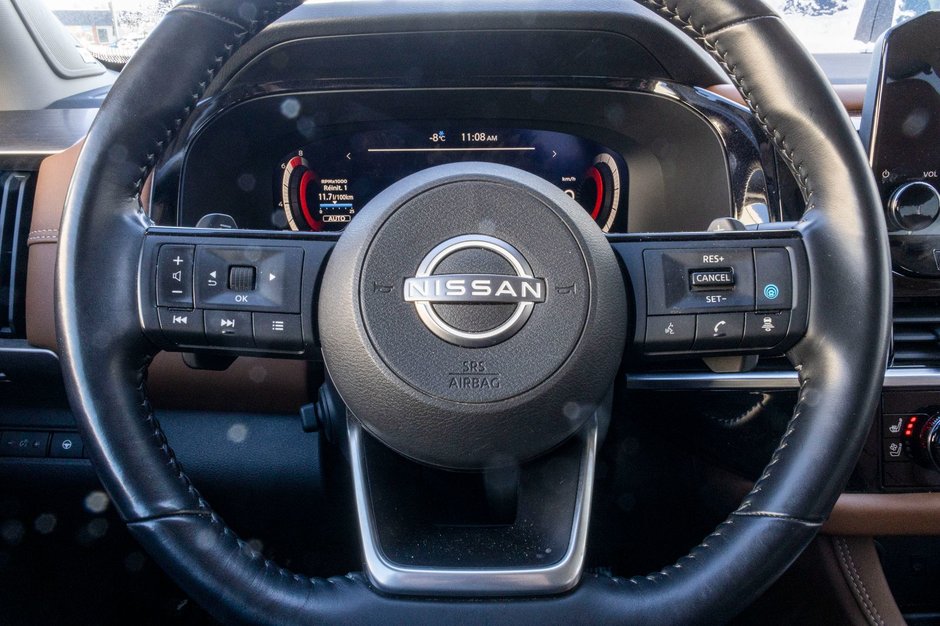 2023 Nissan Pathfinder PLATINUM AWD BLANC CUIR BRUN TOIT NO CARFAX CLAIM