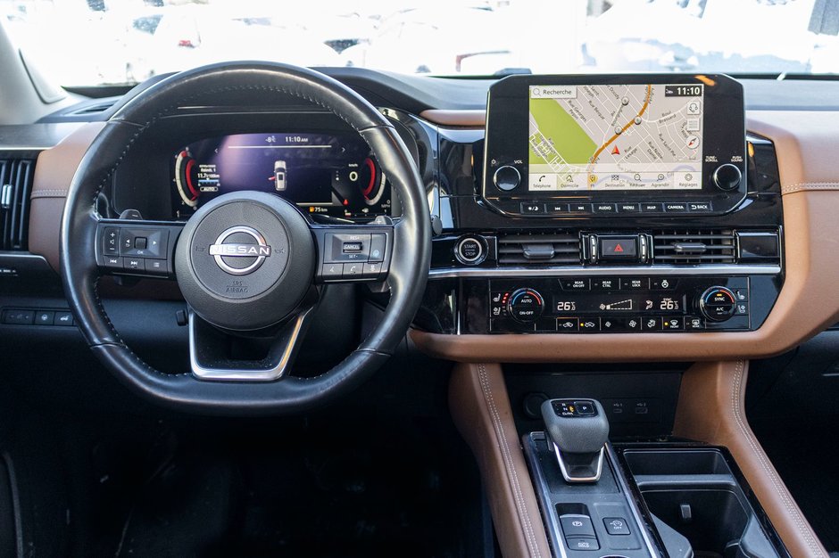 2023 Nissan Pathfinder PLATINUM AWD BLANC CUIR BRUN TOIT NO CARFAX CLAIM