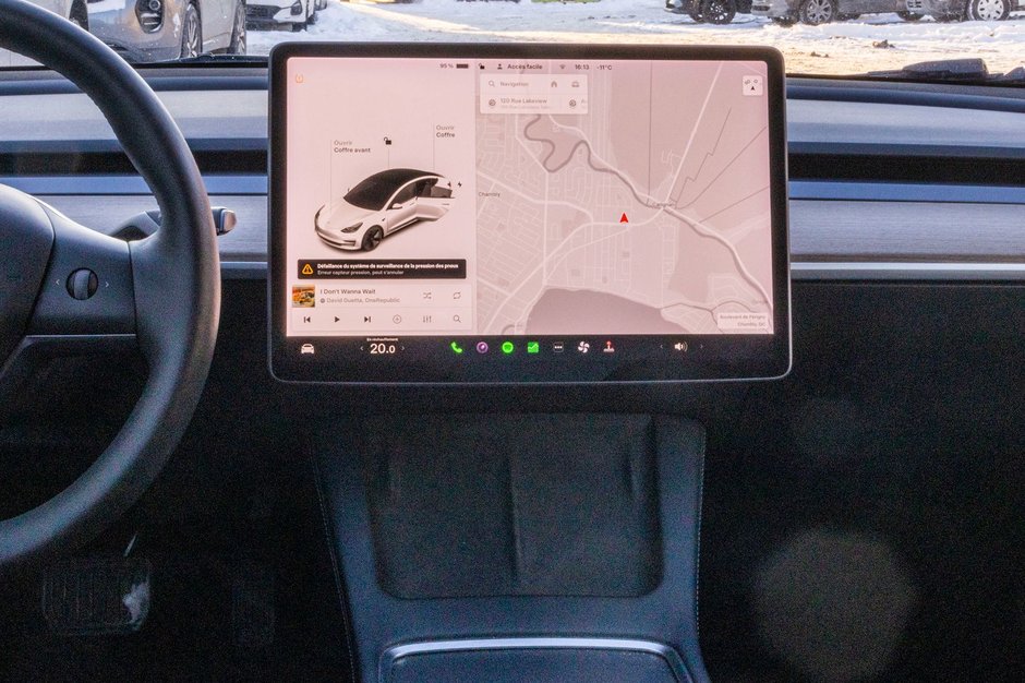 2021 Tesla Model 3 SR BLANC CUIR TOIT NO CARFAX CLAIM