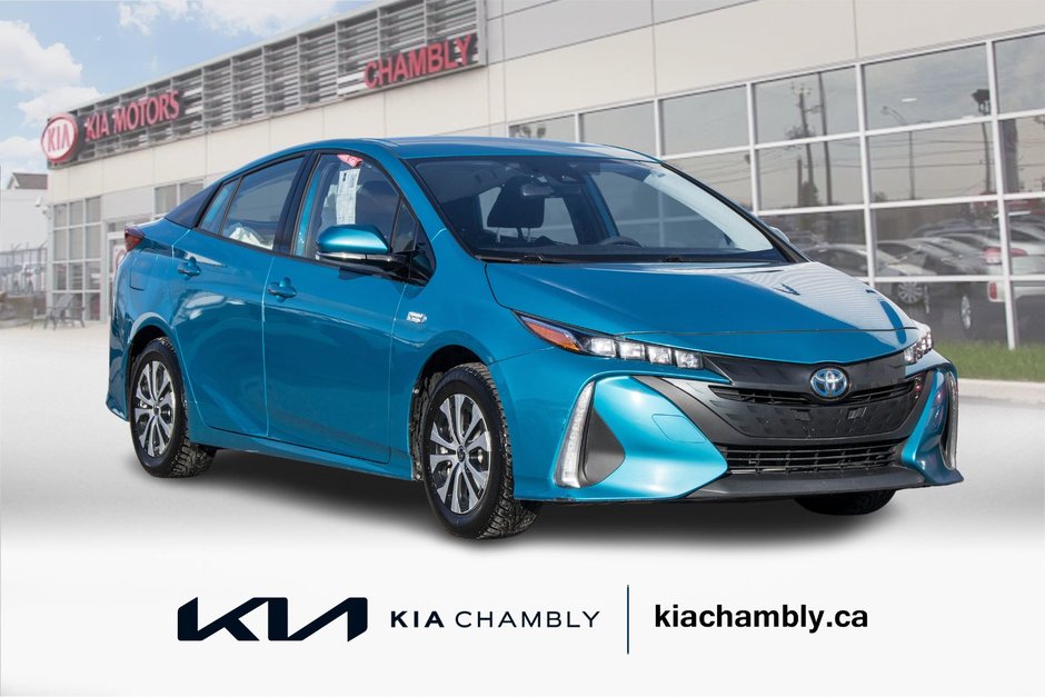 Toyota Prius Prime BAS KILO BLEUE 2020 1 PROPRIO PAS DE RECLAMATION AU CARFAX