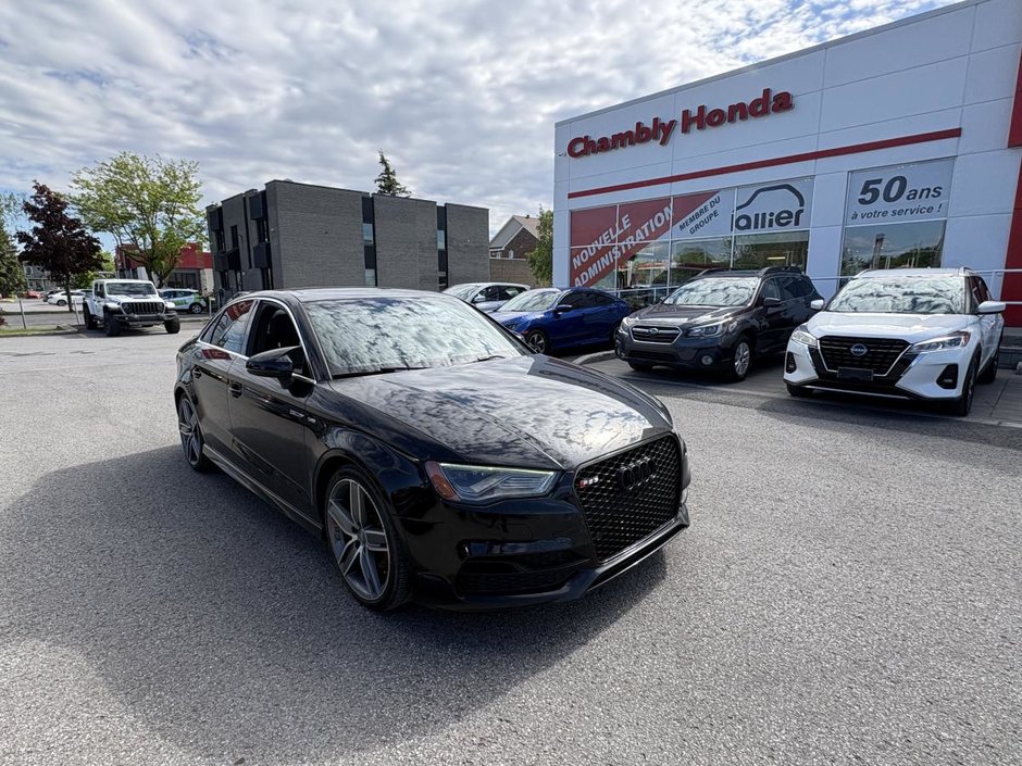 2015 Audi A3 2.0T Progressiv quattro I S LINE I LEATHER I SUNROOF I MAGS I BLUETOOTH in Montréal, Quebec