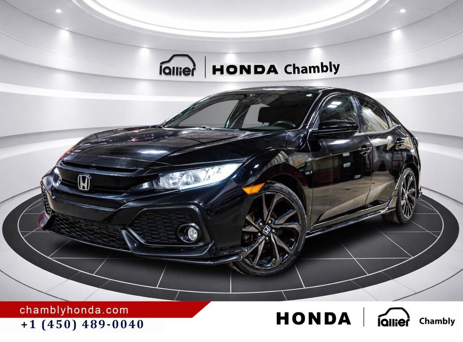 Honda Civic Sport Hatchback I MANUAL TRANSMISSION!!!!! SUNROOF I MAGS I CARPLAY I HEATED SEATS I CAMERA 2017 à Montréal, Québec