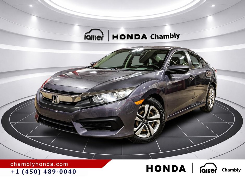 Honda Civic LX Manual  MANUAL I CARPLAY I HEATED SEATS I CAMERA 2018 à Montréal, Québec