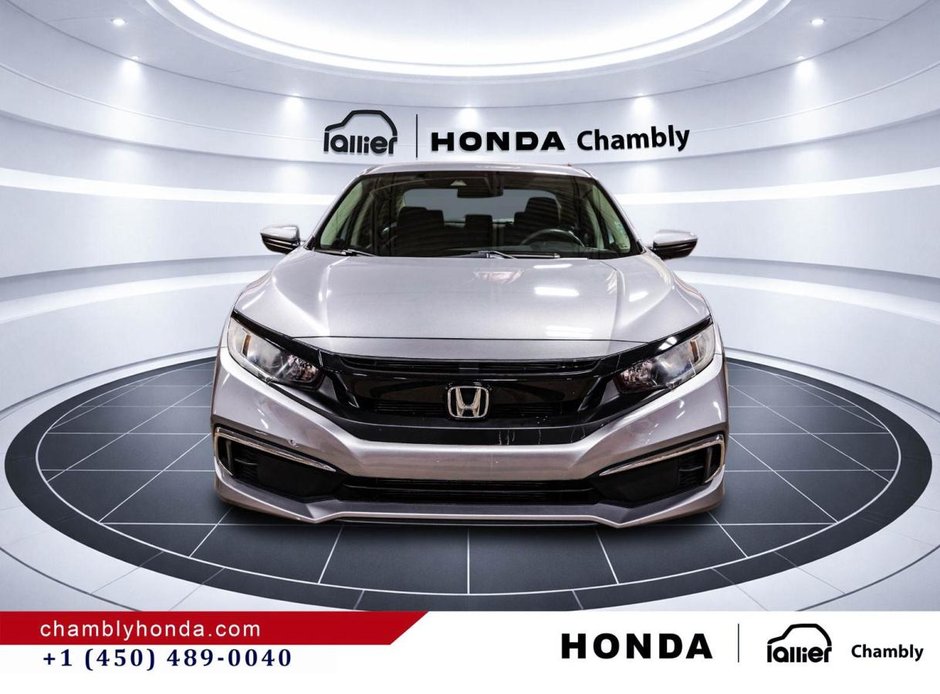 2019 Honda Civic LX 50,000 KM ONLY I CARPLAY I HEATED SEATS I BLUETOOTH I CAMERA I ACTIVE SECURITY in Montréal, Quebec