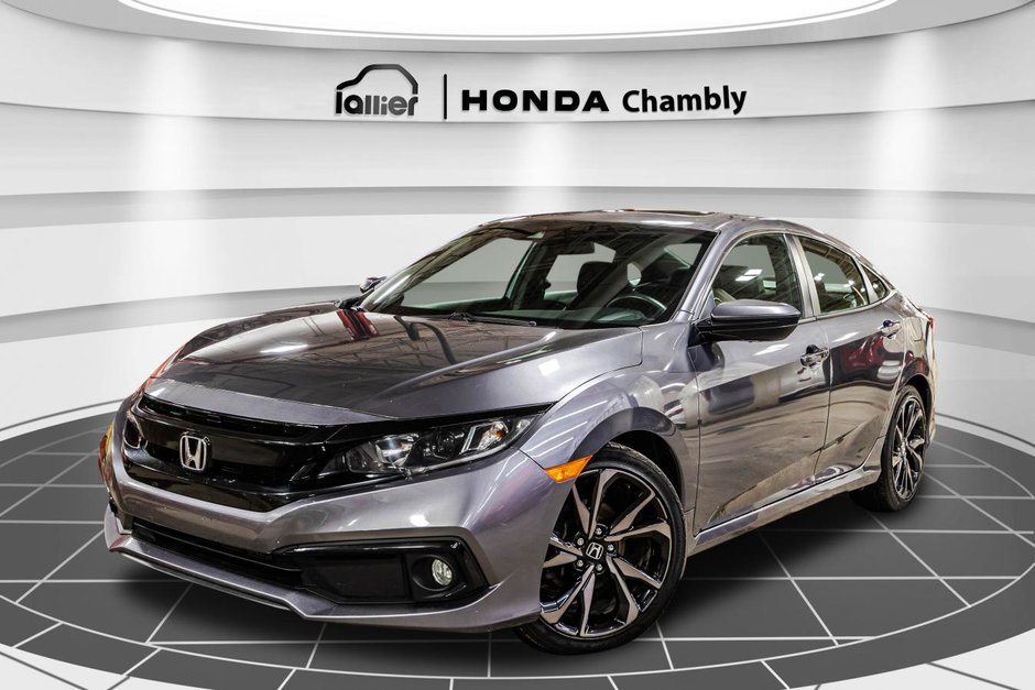 Honda Civic EX I A PORT FOR THE PRICE OF AN EX I NO ACCIDENT I ONE OWNER I SUNROOF I MAGS I  CARPLAY I 2021 à Montréal, Québec